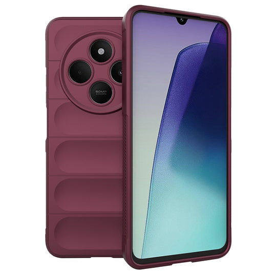 Cover til Xiaomi Poco C75 / Redmi 14C, Techsuit, Magic Shield, Vinrød