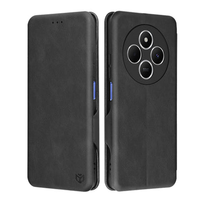 Etui til Xiaomi Poco C75 / Redmi 14C, Techsuit, Safe Wallet Plus, Sort