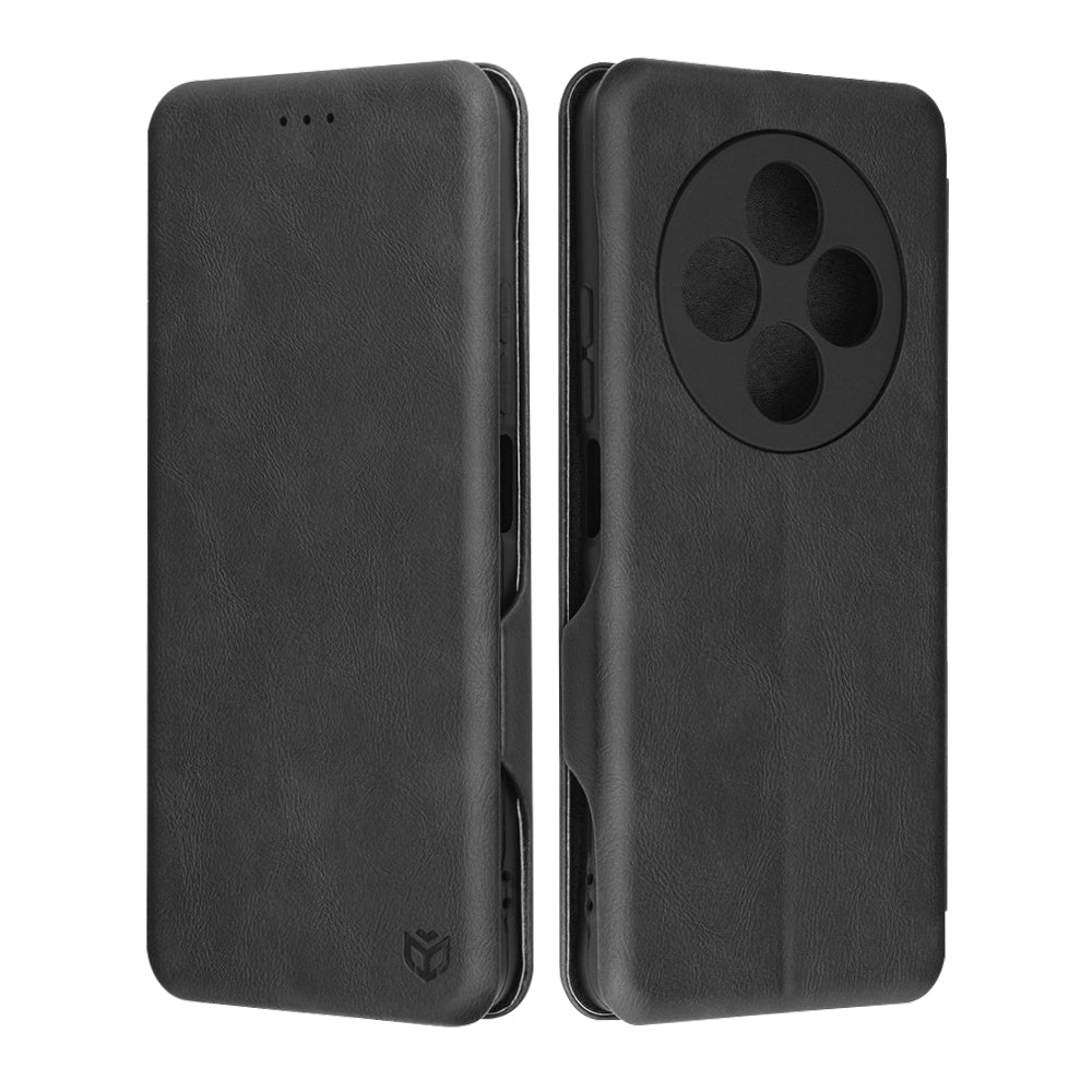 Etui til Xiaomi Poco C75 / Redmi 14C, Techsuit, Safe Wallet Plus, Sort