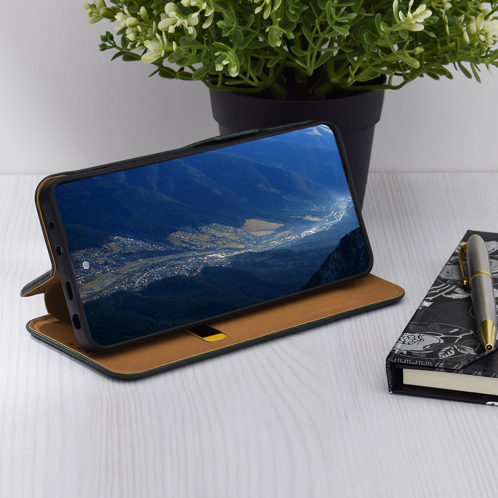 Etui til Xiaomi Poco C75 / Redmi 14C, Techsuit, Safe Wallet Plus, Grøn