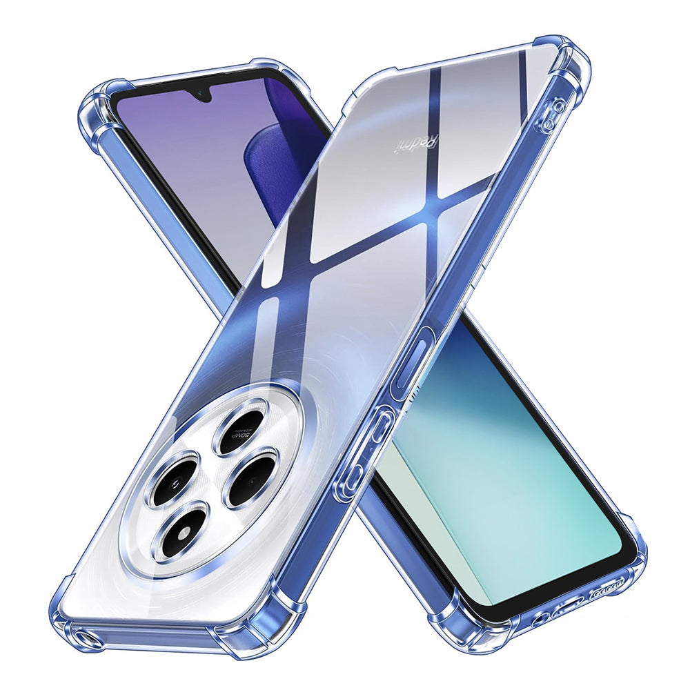 Cover til Xiaomi Poco C75 / Redmi 14C, Techsuit, Stødabsorberende Klar, Transparent