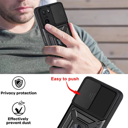 Cover til Xiaomi Poco F3 / Mi 11i, Techsuit, CamShield, Sort
