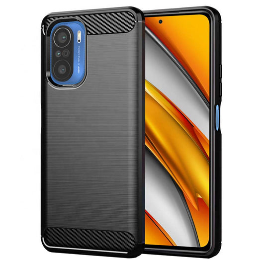 Cover til Xiaomi Poco F3 / Mi 11i, Techsuit, Carbon, Sort