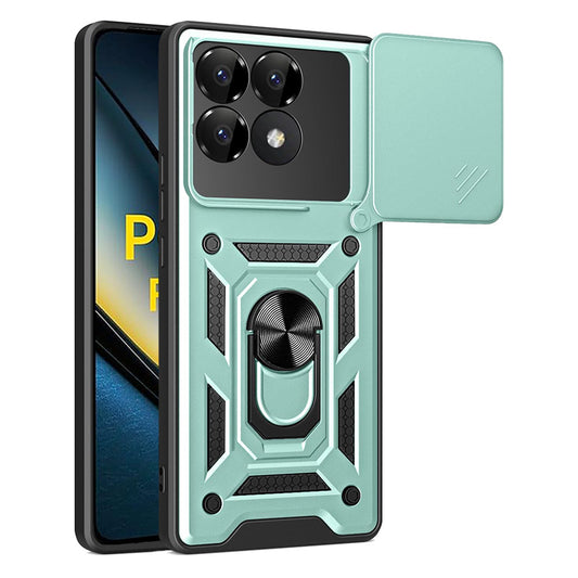 Cover til Xiaomi Poco F6 Pro, Techsuit, CamShield, Grøn