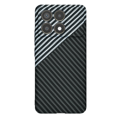 Cover til Xiaomi Poco F6 Pro, Techsuit, Carbonite FiberShell, Sort Grå