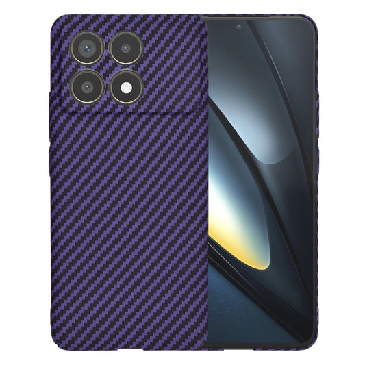 Cover til Xiaomi Poco F6 Pro, Techsuit, Carbonite FiberShell, Lilla