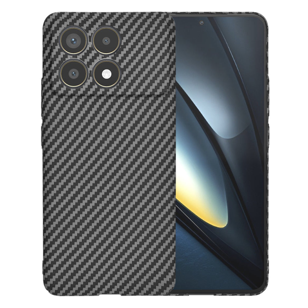 Cover til Xiaomi Poco F6 Pro, Techsuit, Carbonite FiberShell, Sort