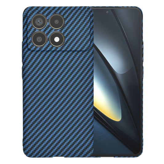 Cover til Xiaomi Poco F6 Pro, Techsuit, Carbonite FiberShell, Turkis