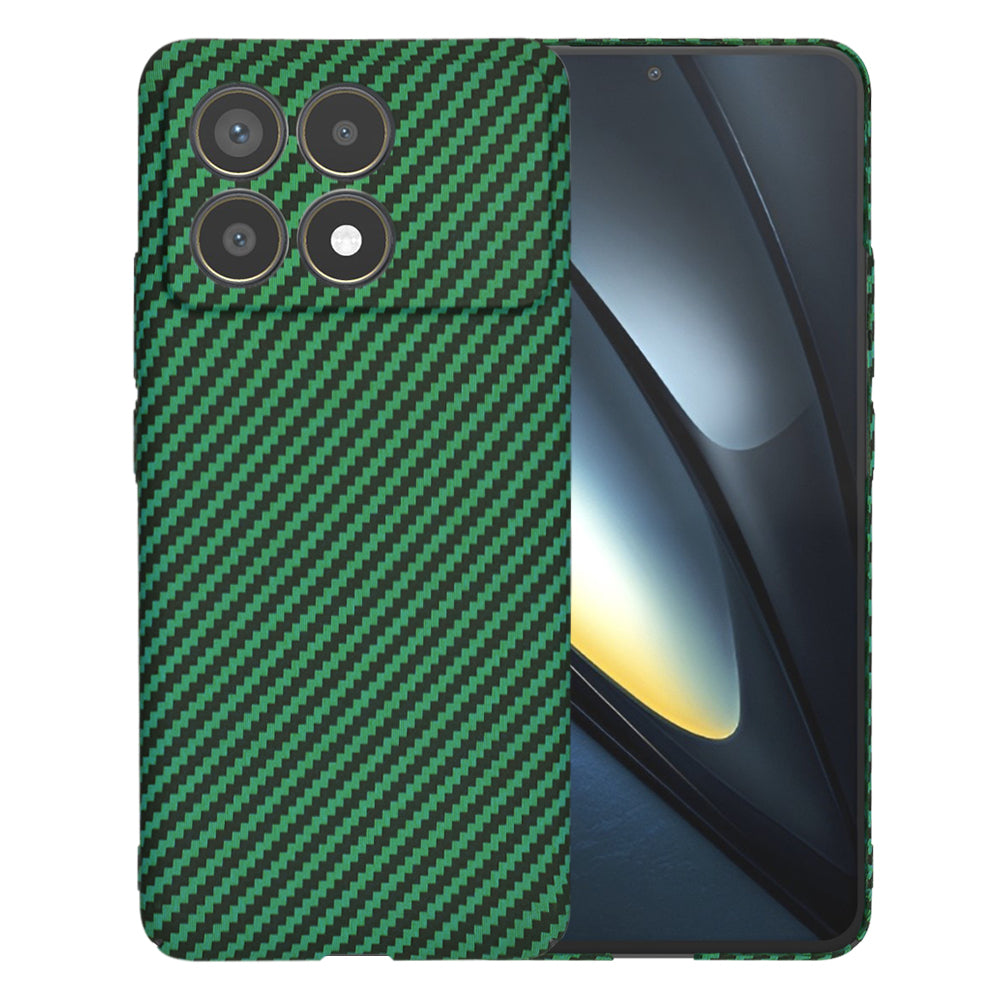 Cover til Xiaomi Poco F6 Pro, Techsuit, Carbonite FiberShell, Grøn