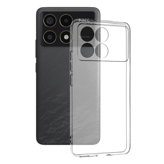 Cover til Xiaomi Poco F6 Pro, Techsuit, Klar, Transparent
