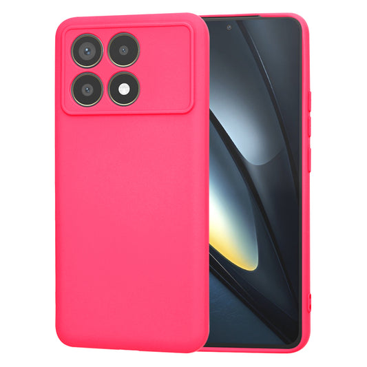 Cover til Xiaomi Poco F6 Pro, Techsuit, SoftFlex, Mørk Rosa