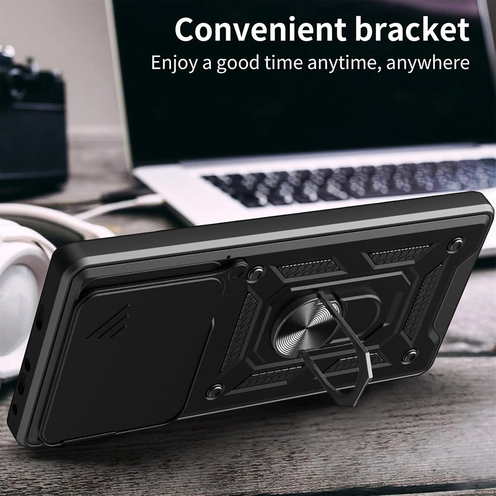 Case for Xiaomi Poco F6, Techsuit, CamShield, Black