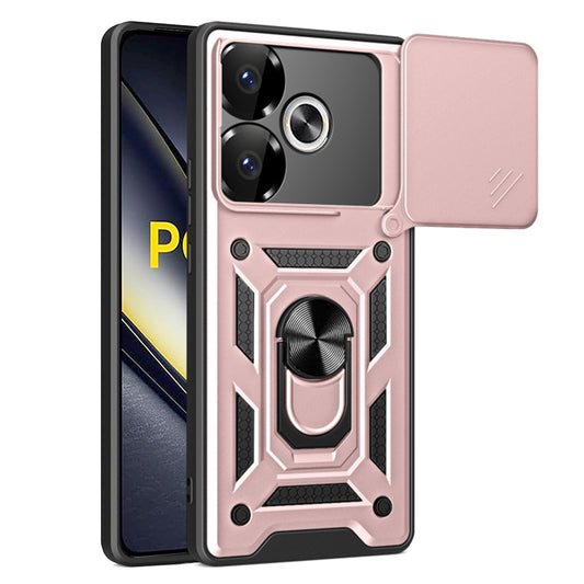 Cover til Xiaomi Poco F6, Techsuit, CamShield, Lyserød