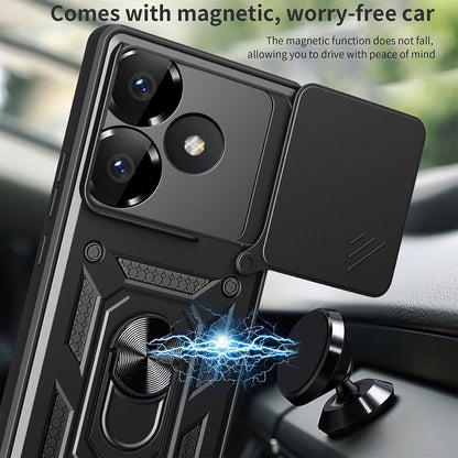 Cover til Xiaomi Poco F6, Techsuit, CamShield, Lyserød