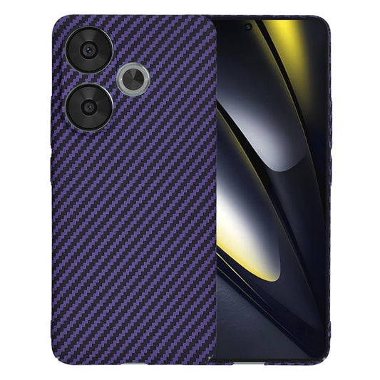 Cover til Xiaomi Poco F6, Techsuit, Carbonite FiberShell, Lilla