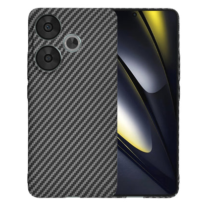 Cover til Xiaomi Poco F6, Techsuit, Carbonite FiberShell, Sort