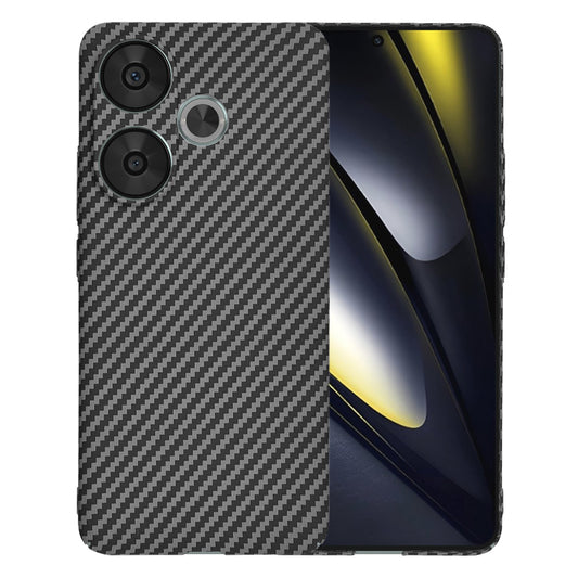 Cover til Xiaomi Poco F6, Techsuit, Carbonite FiberShell, Sort