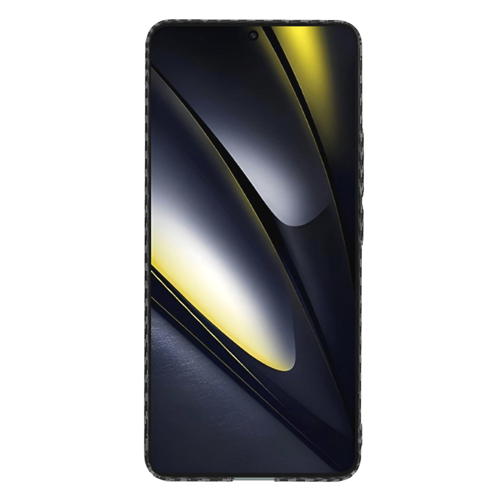 Cover til Xiaomi Poco F6, Techsuit, Carbonite FiberShell, Sort
