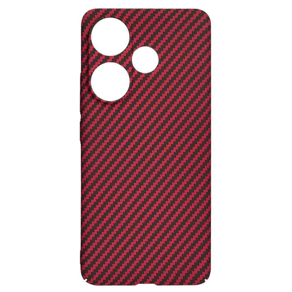 Cover til Xiaomi Poco F6, Techsuit, Carbonite FiberShell, Rød