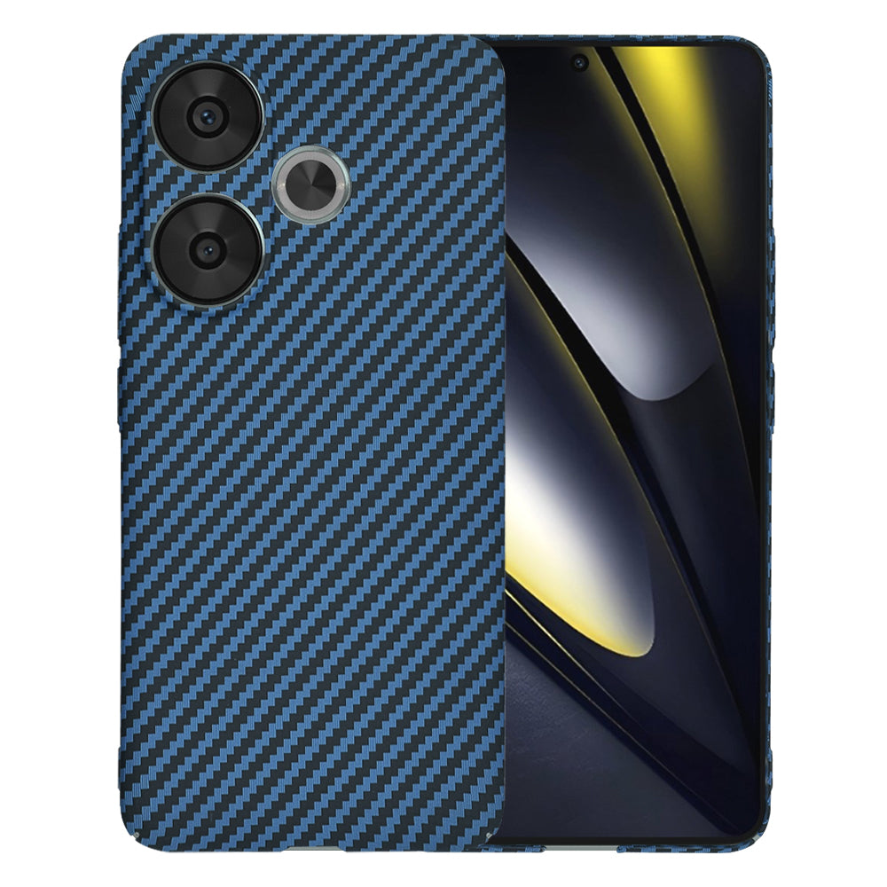 Cover til Xiaomi Poco F6, Techsuit, Carbonite FiberShell, Turkis