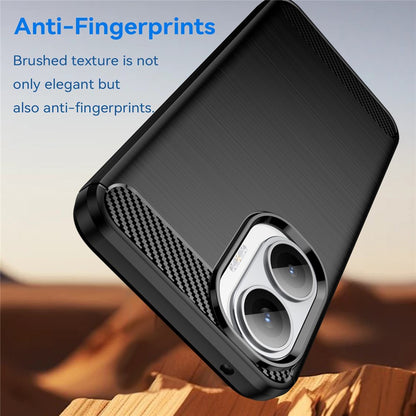 Cover til Xiaomi Poco F7, Techsuit, Carbon, Sort