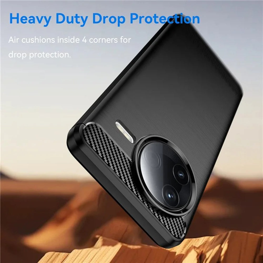 Cover til Xiaomi Poco F7 Ultra, Techsuit, Carbon, Sort