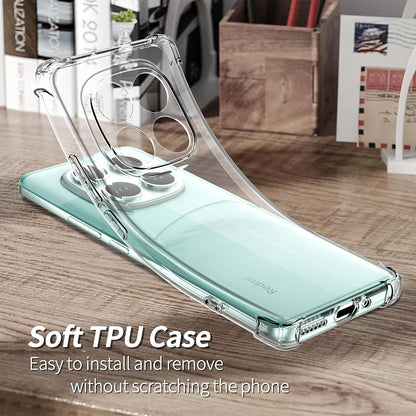 Cover til Xiaomi Poco F7 Ultra, Techsuit, Stødabsorberende Klar, Transparent