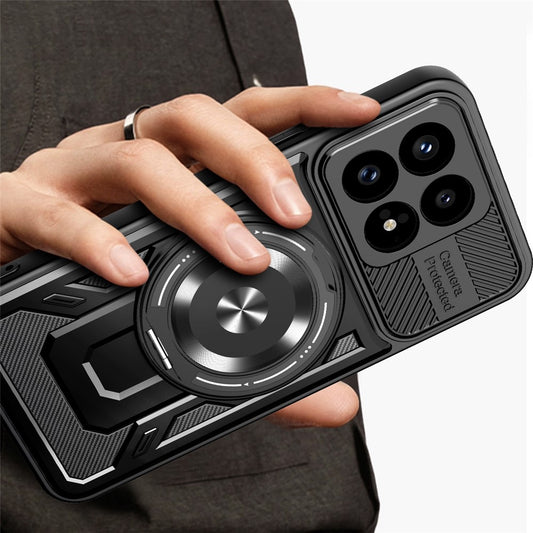 Etui til Xiaomi Poco F8 Pro, Techsuit, RuggedCam, Sort