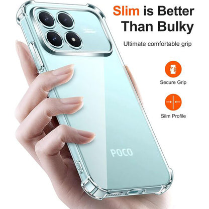 Etui til Xiaomi Poco F8 Pro, Techsuit, Shockproof Clear, Gennemsigtig