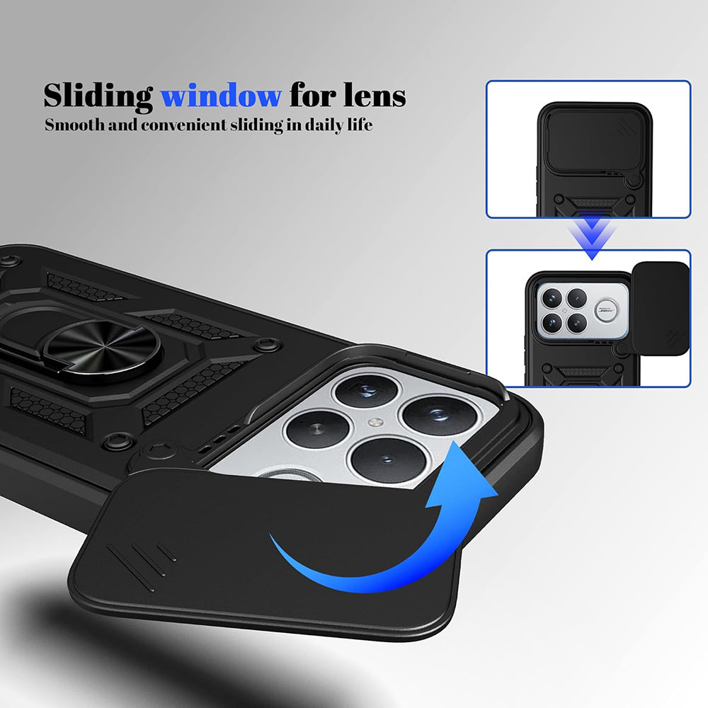 Etui til Xiaomi Poco F8 Ultra, Techsuit, CamShield, Sort