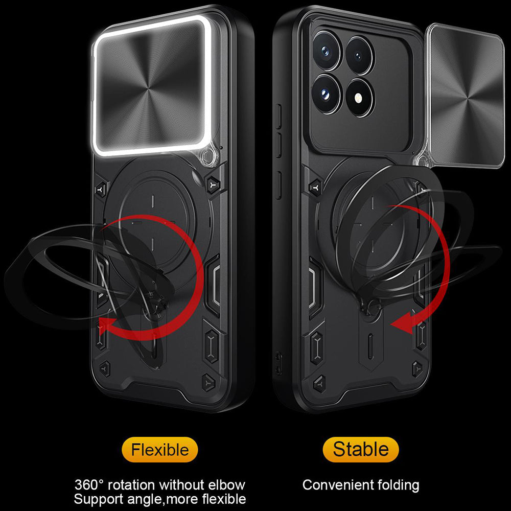 Cover til Xiaomi Poco F9 Pro, Techsuit, CamGuard Pro, sort