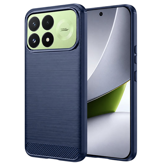 Etui til Xiaomi Poco F9 Pro, Techsuit, Carbon, blå
