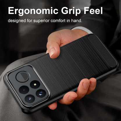 Cover til Xiaomi Poco F9 Pro, Techsuit, Carbon, Sort