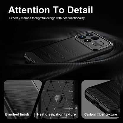 Cover til Xiaomi Poco F9 Pro, Techsuit, Carbon, Sort
