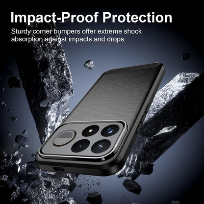 Cover til Xiaomi Poco F9 Pro, Techsuit, Carbon, Sort