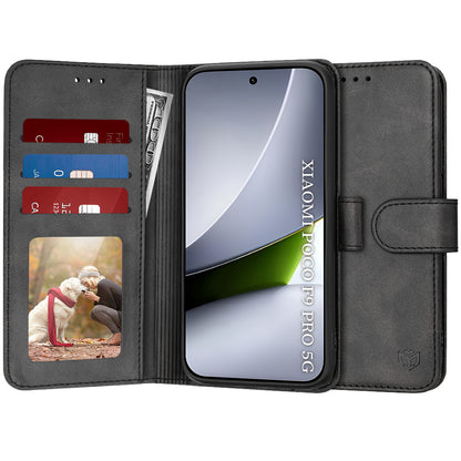 Etui til Xiaomi Poco F9 Pro, Techsuit, Diary Book, sort