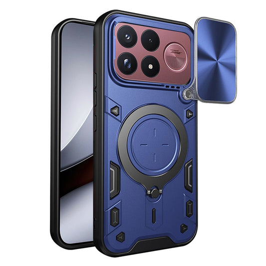 Cover til Xiaomi Poco F9 Ultra, Techsuit, CamGuard Pro, blå
