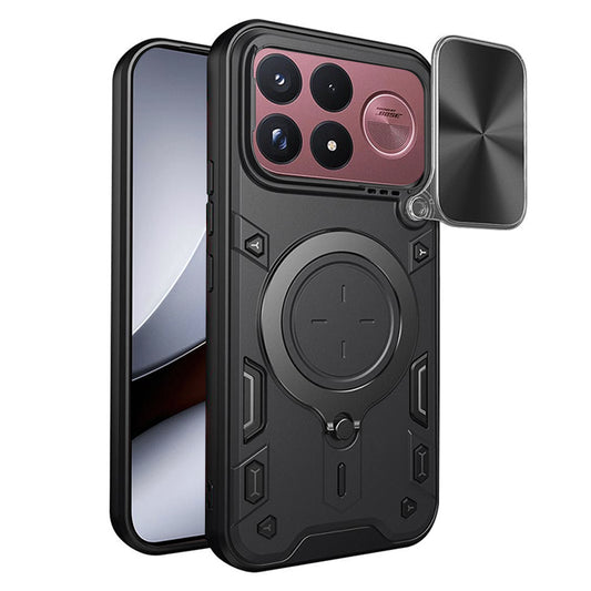 Cover til Xiaomi Poco F9 Ultra, Techsuit, CamGuard Pro, sort
