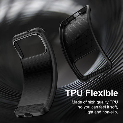 Cover til Xiaomi Poco F9 Ultra, Techsuit, Carbon, sort