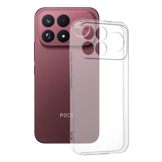 Cover til Xiaomi Poco F9 Ultra, Techsuit, Klar, Gennemsigtig