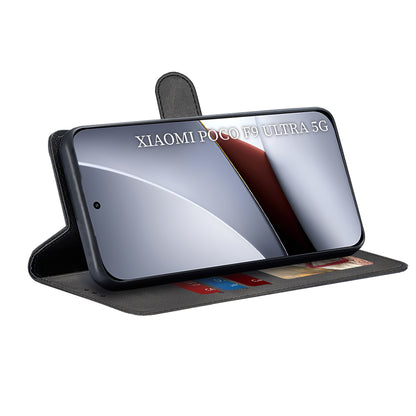 Etui til Xiaomi Poco F9 Ultra, Techsuit, Diary Book, sort