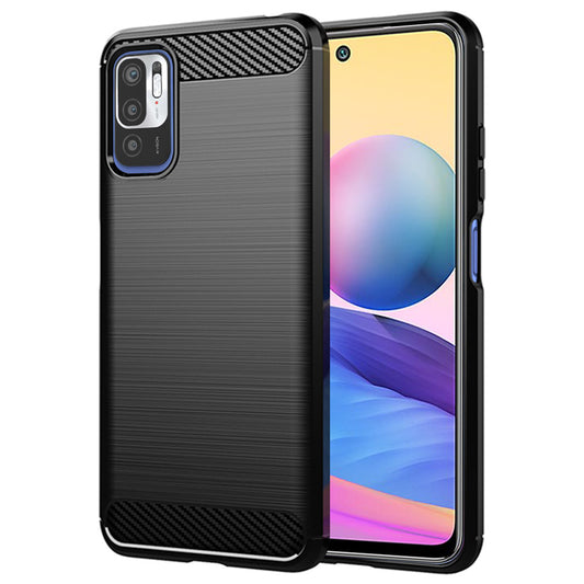 Cover til Xiaomi Poco M3 Pro 5G / Redmi Note 10 5G, Techsuit, Carbon, Sort