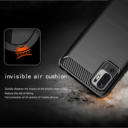 Cover til Xiaomi Poco M3 Pro 5G / Redmi Note 10 5G, Techsuit, Carbon, Sort