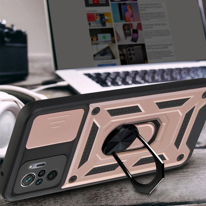Cover til Xiaomi Poco M5s / Redmi Note 10S / Note 10, Techsuit, CamShield, Sort