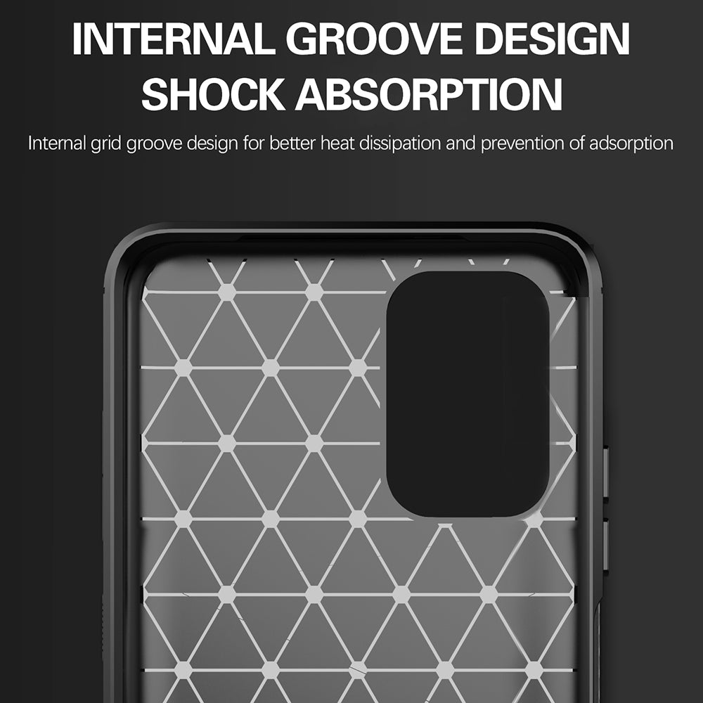 Cover til Xiaomi Poco M5s / Redmi Note 10S / Note 10, Techsuit, Carbon, Sort
