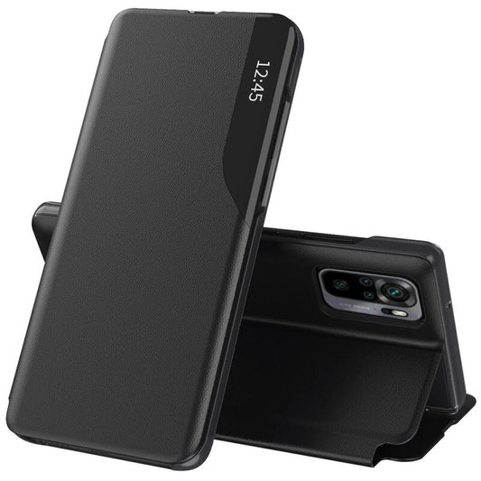 Cover til Xiaomi Poco M5s / Redmi Note 10S / Note 10, Techsuit, eFold, Sort