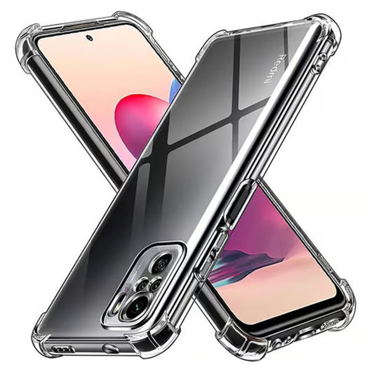 Cover til Xiaomi Poco M5s / Redmi Note 10S / Note 10, Techsuit, Stødabsorberende Klar, Transparent