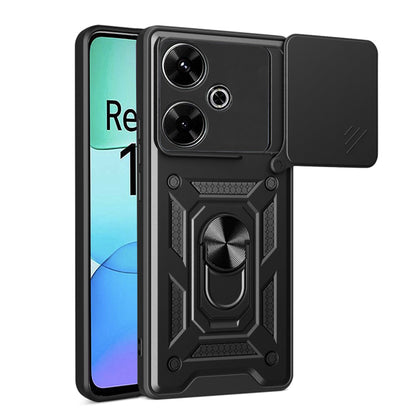 Cover til Xiaomi Poco M6 4G / Redmi 13, Techsuit, CamShield, Sort