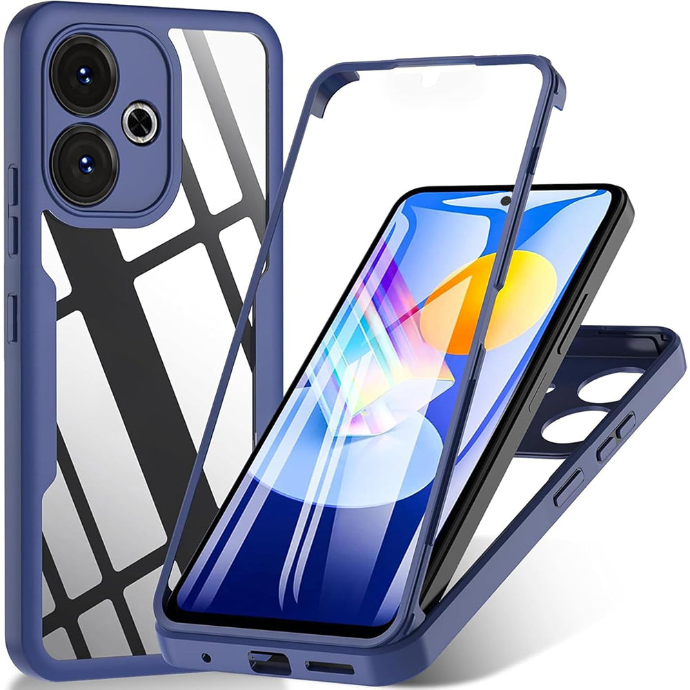 Cover til Xiaomi Poco M6 4G / Redmi 13, Techsuit, ColorVerse 360, Blå