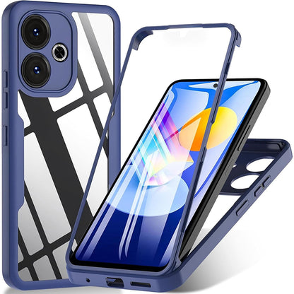 Cover til Xiaomi Poco M6 4G / Redmi 13, Techsuit, ColorVerse 360, Blå